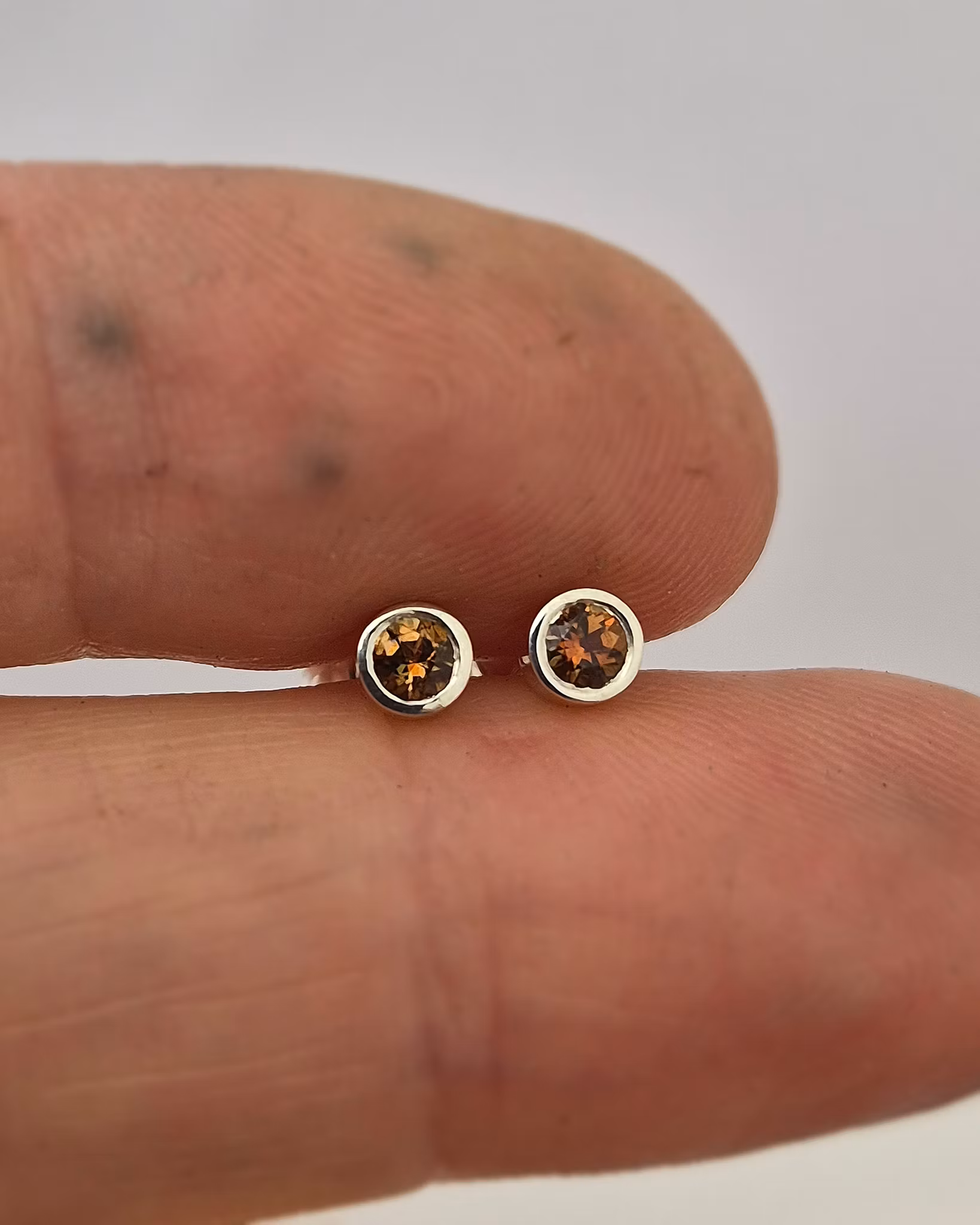 Andalusiter - örhängen i 925 silver