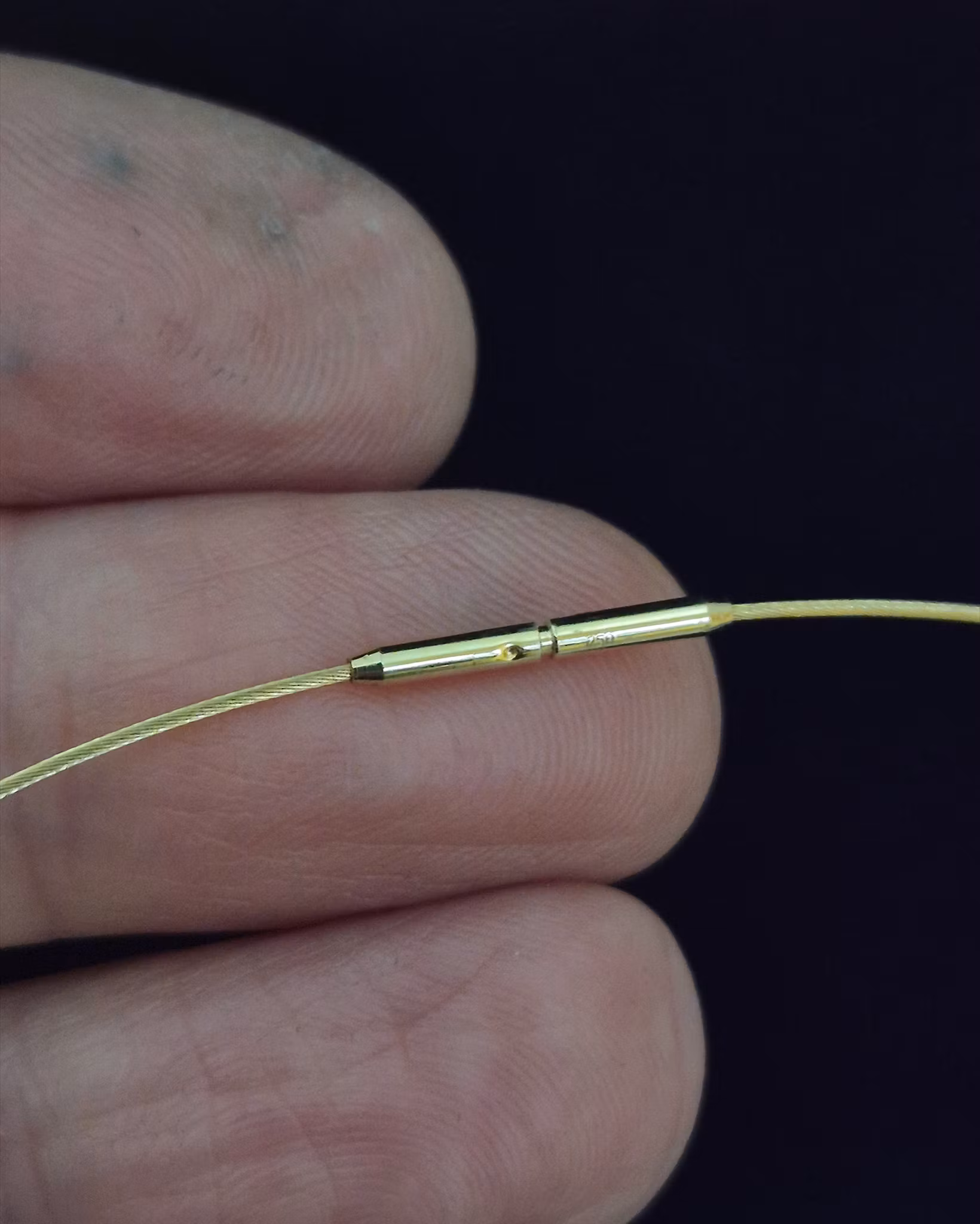 Svävande Sötvattenspärla - halsband i 18 K guld