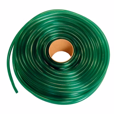 plastslang grön  1 meter