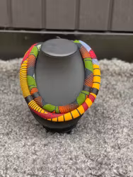 Halsband grovt dubbelt, gul/grön dominans