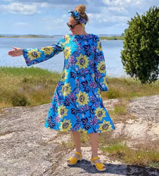 Sommarblommig blå/”Hippie”
