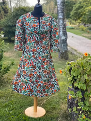 Höstnyanser, klänning modell Vouge