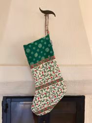 Julstrumpa Vit Lingon