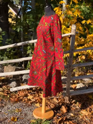 ”Hippie” i lysande rött