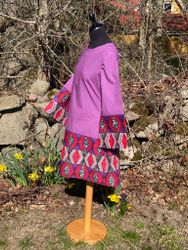 Hippie cerise/lila afrikansk