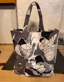 Shoppingkasse Grå/lila
