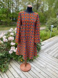 Klänning ”Hippie” rost/orange