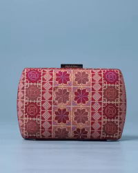 Hand Made Clutch - Flat canvas