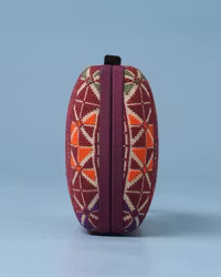 Canvas  Clutch - Flat Style
