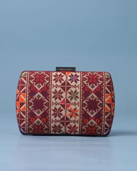 Canvas  Clutch - Flat Style