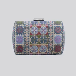Canvas Clutch - Flat style