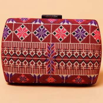 Canvas Clutch Flat Style