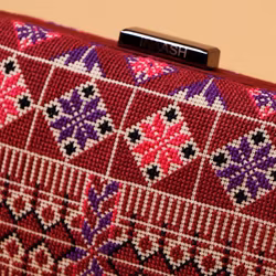 Canvas Clutch Flat Style