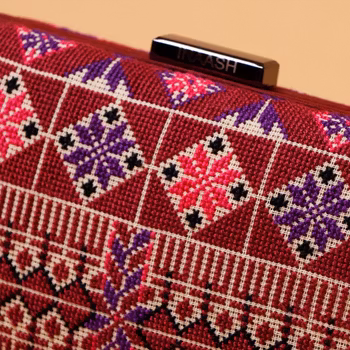 Canvas Clutch Flat Style