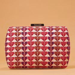 Handbag Clutch-Flat Silk