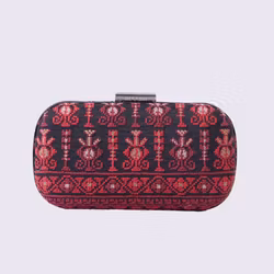 Handbag Clutch-Box Black Silk