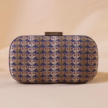 Handbag Clutch-Box Silk