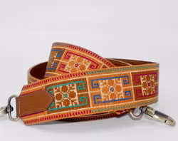 Hand Embroidered Camera Strap & Bag Strap