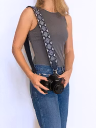 Hand Embroidered Camera Strap & Bag Strap