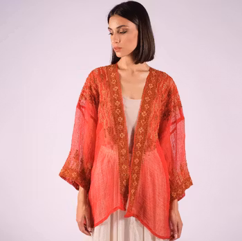 Najaf Jacket-Zohoor W Natarat Beaded