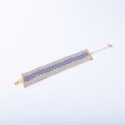 Handmade Beaded Bracelet - The Syrian Inhabited Scroll