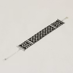 Black Keffiyeh Bracelet