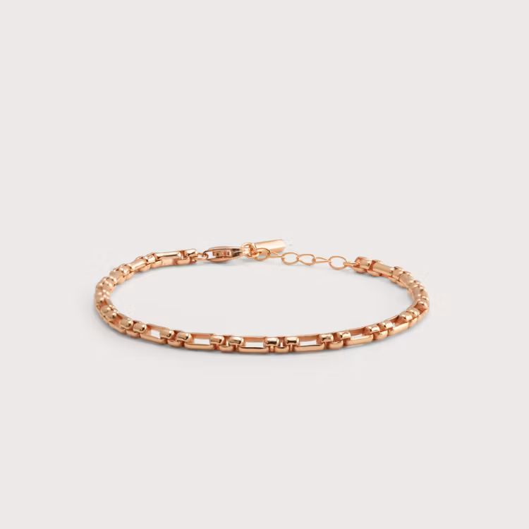 Chain armbånd guldbelagt