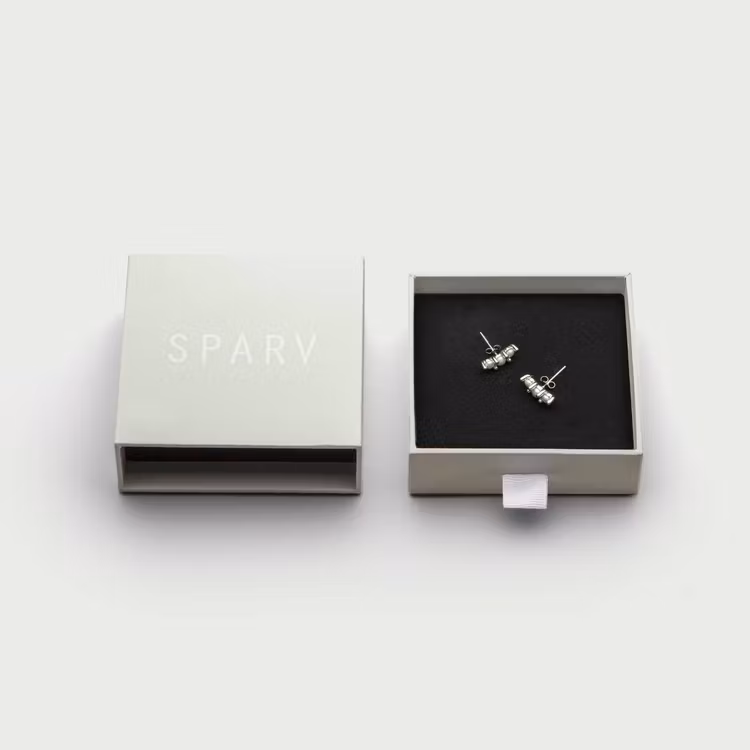 Pearly trio øreringe