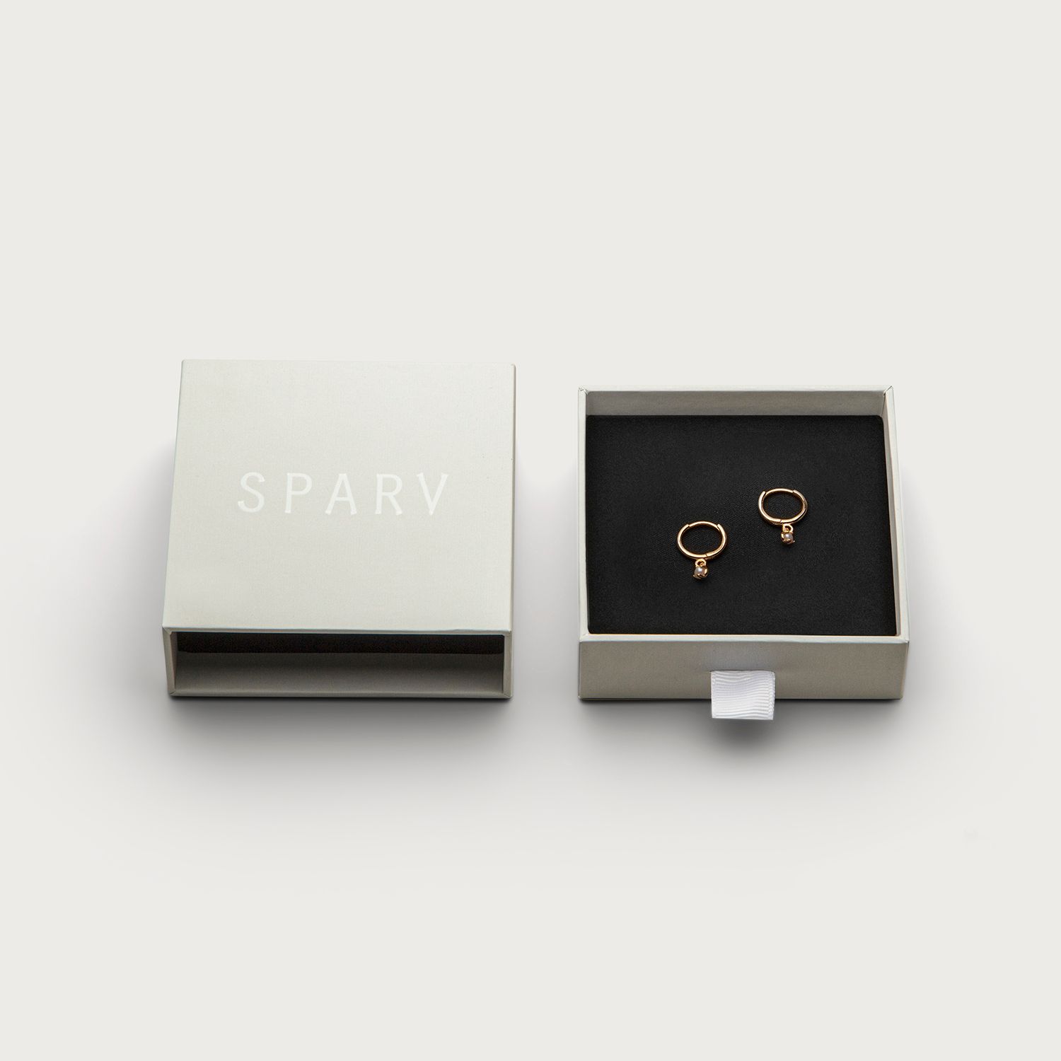Petite Pearly hoops korvakorut