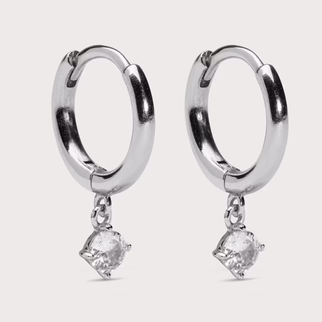 Petite Sparkling hoops korvakorut
