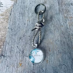 Nyckelring Sjökort - Stocken