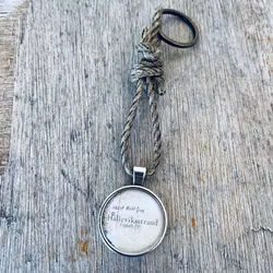 Nyckelring Sjökort - Hälleviksstrand