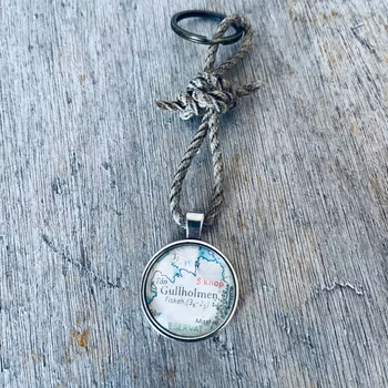 Nyckelring Sjökort - Gullholmen