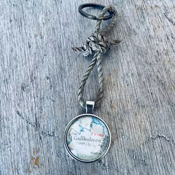 Nyckelring Sjökort - Gullholmen