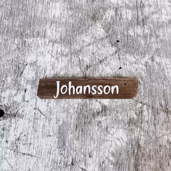 Skylt miniatyr - eget namn