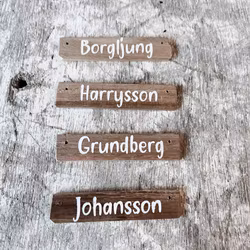 Skylt miniatyr - eget namn