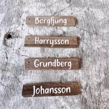 Skylt miniatyr - eget namn