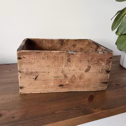 Pellerins margarin – vintage trälåda