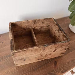 Pellerins margarin – vintage trälåda