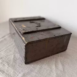 Trälåda med lock & handtag