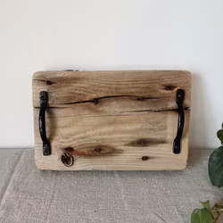 Bricka av drivved - rustik