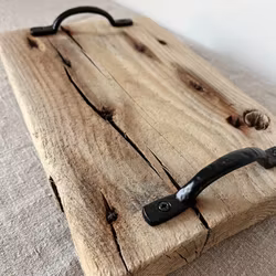 Bricka av drivved - rustik