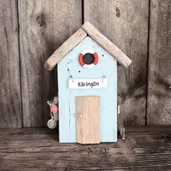 Miniatyrhus av drivved - Nr 569