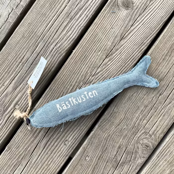 Nyckelring i jeans - Bästkusten