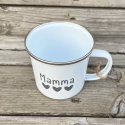 Plåtmugg Mamma