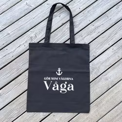 Tygpåse - Gör som vågorna våga