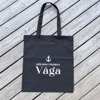 Tygpåse - Gör som vågorna våga