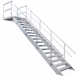 Bodtrappa aluminium  komplett, 900mm