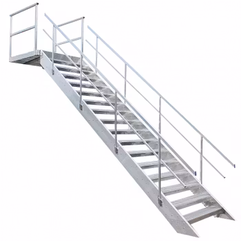 Bodtrappa aluminium  komplett, 900mm