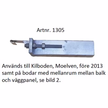 Bodtrappa aluminium  komplett, 900mm